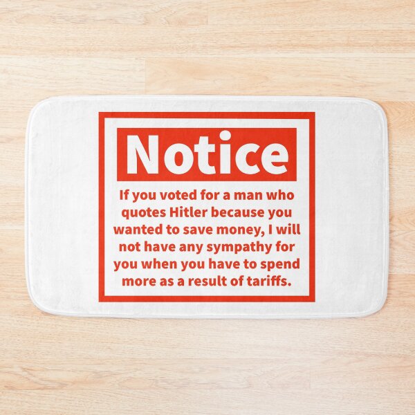 Item preview, Notice to MAGA supporters about the tariffs  designed and sold by Rachel the Artist .