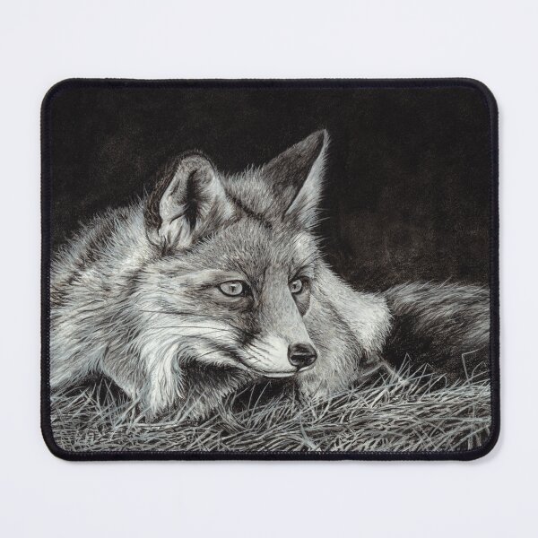 Item preview, Fox in Charcoal designed and sold by BoneOrchardArts.