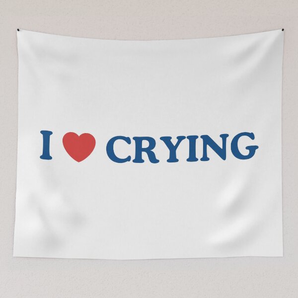 Item preview, i love/heart crying designed and sold by miss madison creates.