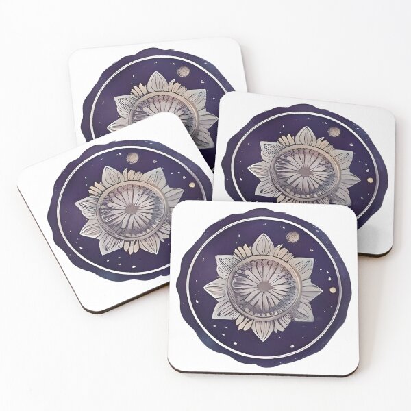 Item preview, Celestial Bloom: Cosmic Mandala in Midnight Hues designed and sold by SavvyJuanDesign.