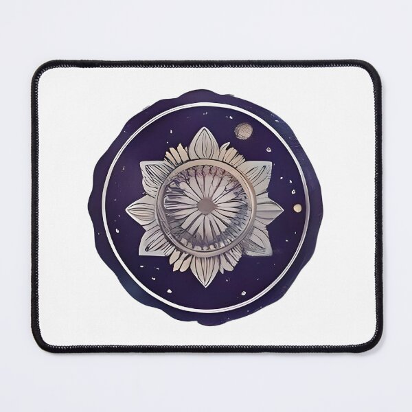 Item preview, Celestial Bloom: Cosmic Mandala in Midnight Hues designed and sold by SavvyJuanDesign.