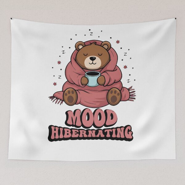 Item preview, Hibernate Mode On | Snuggle Season Bear designed and sold by Dazzle-Sizzle.