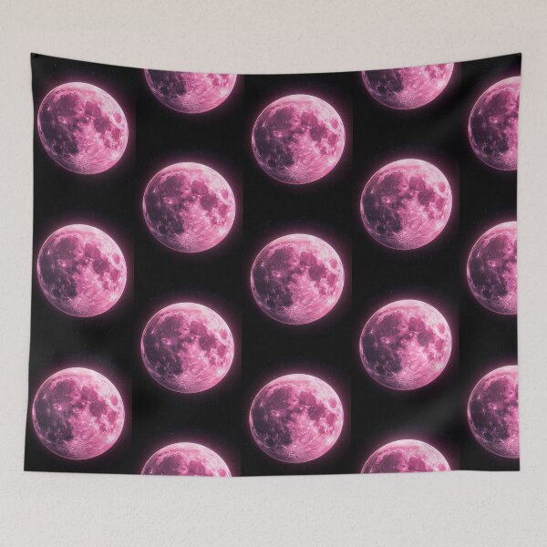 Item preview, Nice Gift for Moon Lovers Pink Full Moon designed and sold by KrisArtZone.
