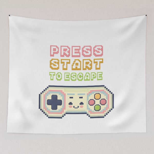 Item preview, Escape in 8-Bit Style designed and sold by Dazzle-Sizzle.