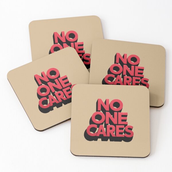Item preview, No One Cares designed and sold by Peter Stawicki.