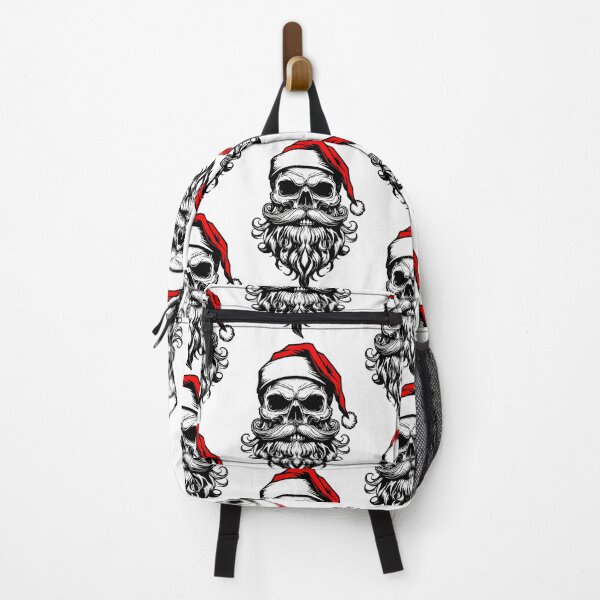 Item preview, Santa Skull - Funny Edgy Holiday Pop Art designed and sold by Earth Nature Creations.