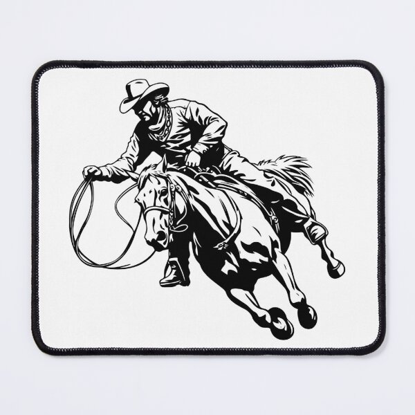Item preview, Cowboy Roping Rodeo Western Cattle Lasso Ropers Ranch designed and sold by inkoutninja.