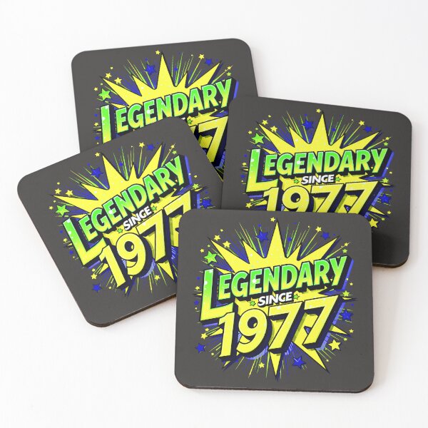 Item preview, Legendary Since 1977 Cool Birthday Quote designed and sold by TheArtOfPat.