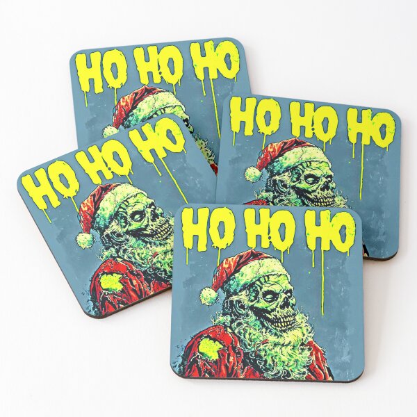 Item preview, Zombie Santa - Funny Edgy Holiday Pop Art designed and sold by Earth Nature Creations.