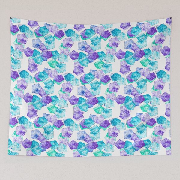Item preview, Marble tile crystal blue turquoise color designed and sold by fuzzyfox.