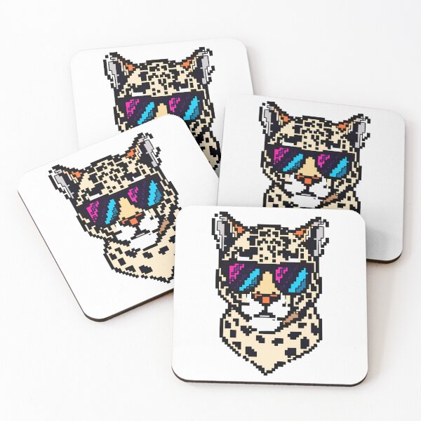 Item preview, Pixel Clouded Leopard designed and sold by NaturePixel.