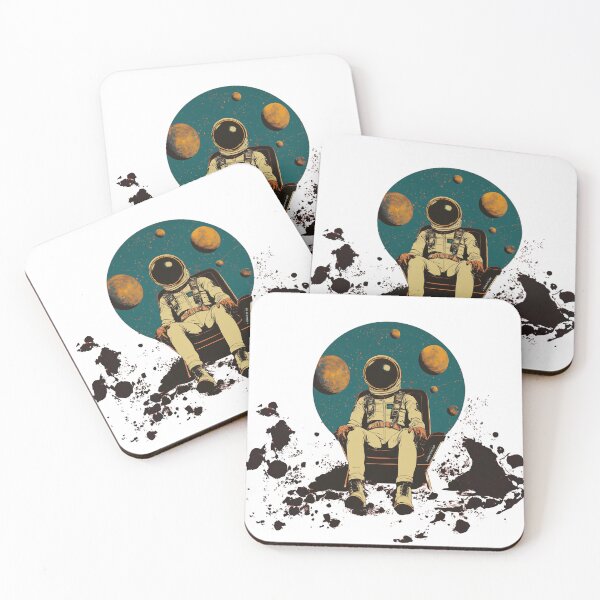 Item preview, SPACE YARD FOUR - Pop Art Astronaut, Original image by Eric Kerr designed and sold by AHumanInTheLoop.