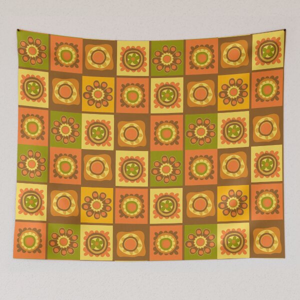 Item preview, Awsome 70s Flower Pop Art designed and sold by retrobliss70s.
