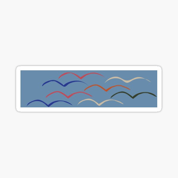 Item preview, Abstract Seagulls in Flight designed and sold by DesignWerkz.