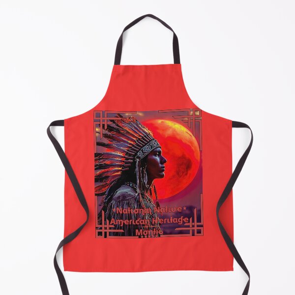 Item preview, Native American Heritage Tribute with Sunset Moon – Unique Cultural Print designed and sold by MelissaMelovich.