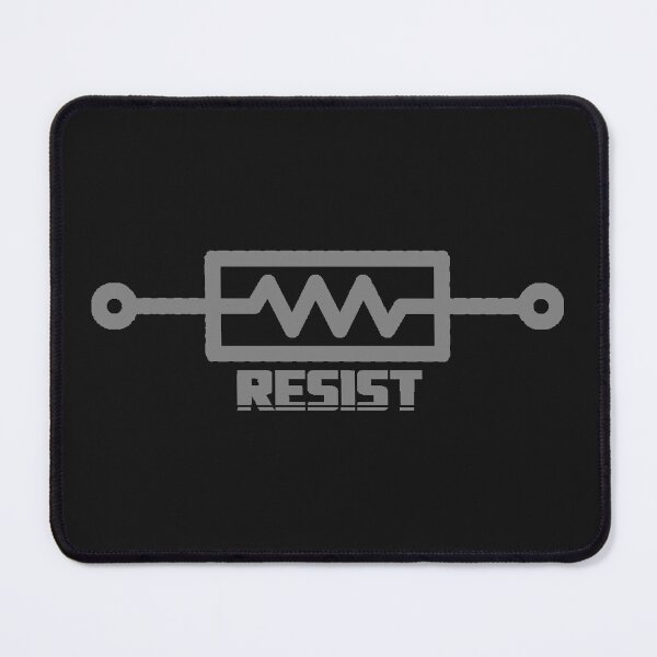 Item preview, Electrical Symbol for Resistance - grey designed and sold by BlumArtMetal.