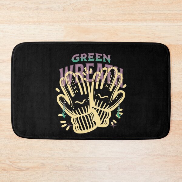 Item preview, Green Wreath Mittens designed and sold by Taans-Creation.