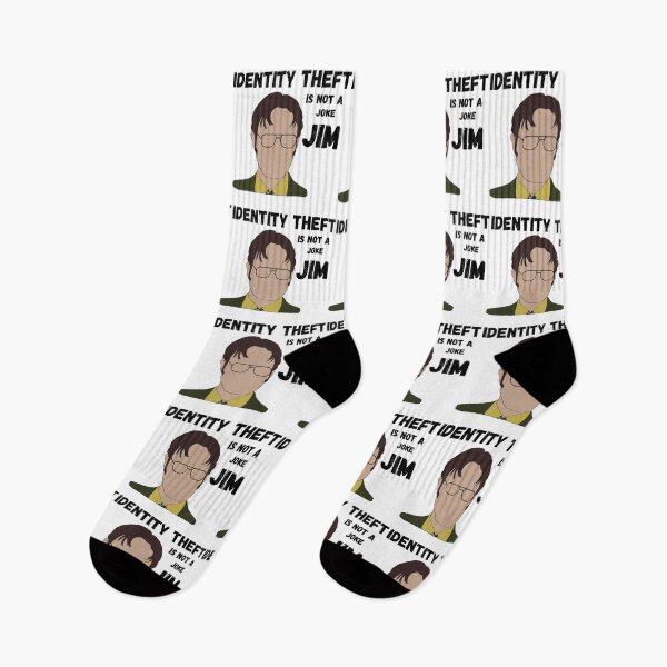 Item preview, identity theft is not a joke, jim. dwight quote from The Office  designed and sold by ItOk-DontBeCry.
