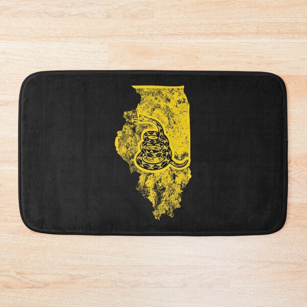 Item preview, ILLINOIS  - Freedom Is The Superpower - Gadsden Snake Flag - Dont Tread On Me design designed and sold by pelagio.