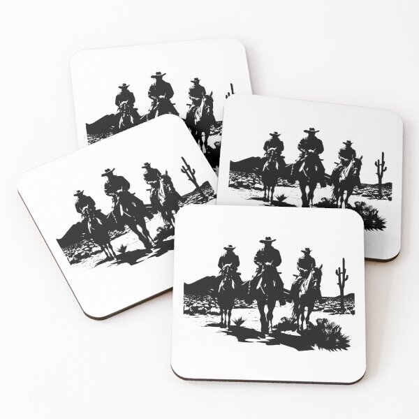 Item preview, Cowboy Mojave Desert Wild West Lone Ranger Outlaw Gunslinger Horse  designed and sold by inkoutninja.