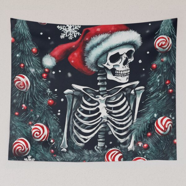 Item preview, Christmas and Holiday Skeleton - Watercolor & Ink 56 designed and sold by KBMediaArt.