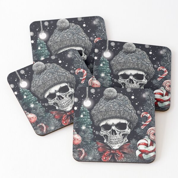 Item preview, Christmas and Holiday Skeleton - Watercolor & Ink 57 designed and sold by KBMediaArt.