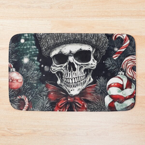Item preview, Christmas and Holiday Skeleton - Watercolor & Ink 57 designed and sold by KBMediaArt.