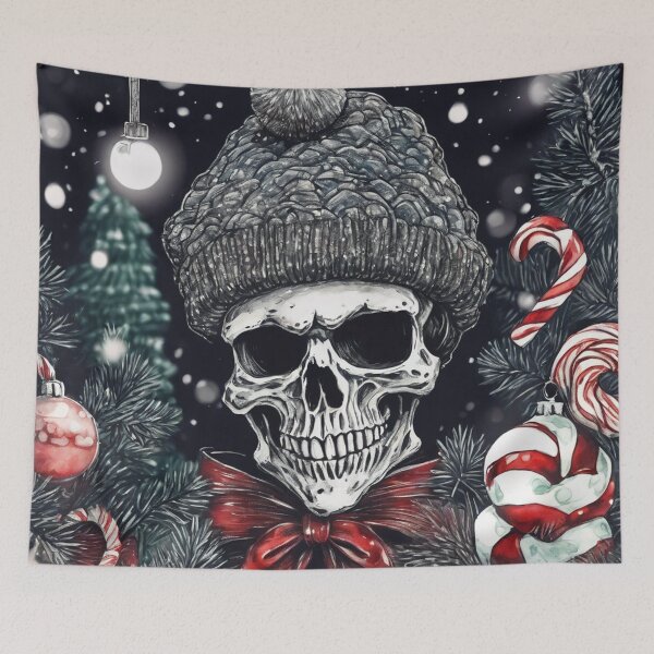 Item preview, Christmas and Holiday Skeleton - Watercolor & Ink 57 designed and sold by KBMediaArt.
