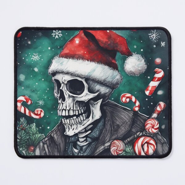 Item preview, Christmas and Holiday Skeleton - Watercolor & Ink 55 designed and sold by KBMediaArt.