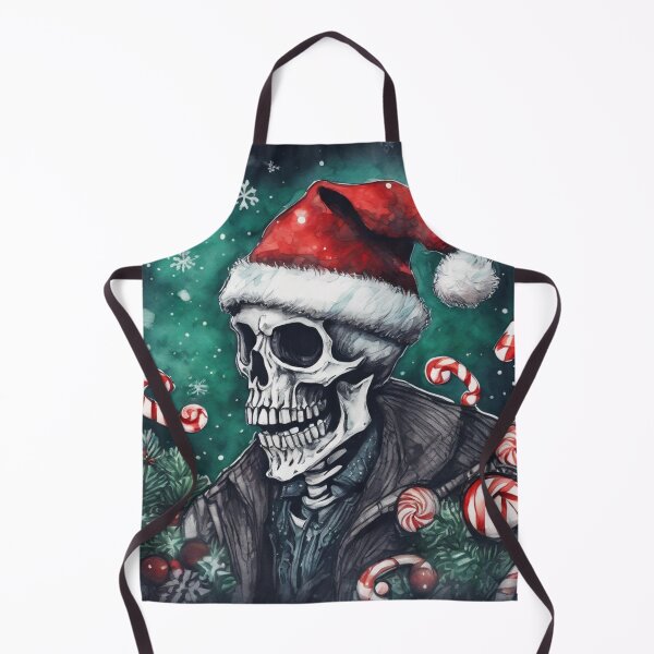 Item preview, Christmas and Holiday Skeleton - Watercolor & Ink 55 designed and sold by KBMediaArt.