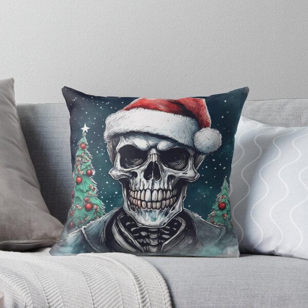 Item preview, Christmas and Holiday Skeleton - Watercolor & Ink 58 designed and sold by KBMediaArt.
