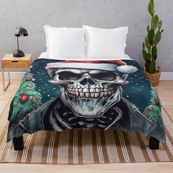 Item preview, Christmas and Holiday Skeleton - Watercolor & Ink 58 designed and sold by KBMediaArt.