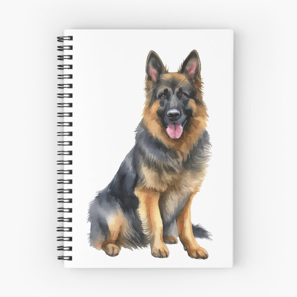 Item preview, German Shepherd Watercolor designed and sold by Magnolia Valley Art.