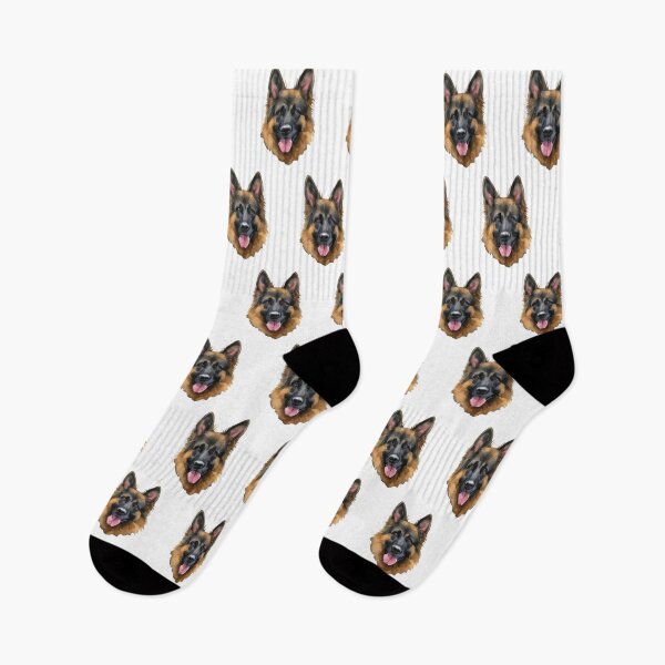 Item preview, German Shepherd Watercolor designed and sold by Magnolia Valley Art.