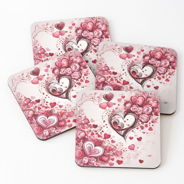 Item preview, Heart and Flowers designed and sold by Joyamotion.