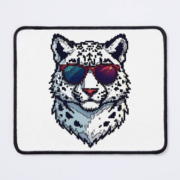 Item preview, Pixel Snow Leopard Cool designed and sold by NaturePixel.