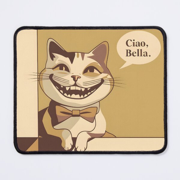 Item preview, Cartoon Funny Cat - Ciao Bella 02 designed and sold by kjp-design.