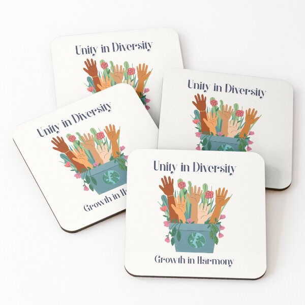 Item preview, Unity in Diversity Growth in Harmony - Unity in Diversity, Growth in Harmony, Women's Rights, Girl Power, Community, Equality designed and sold by DorineDesign.