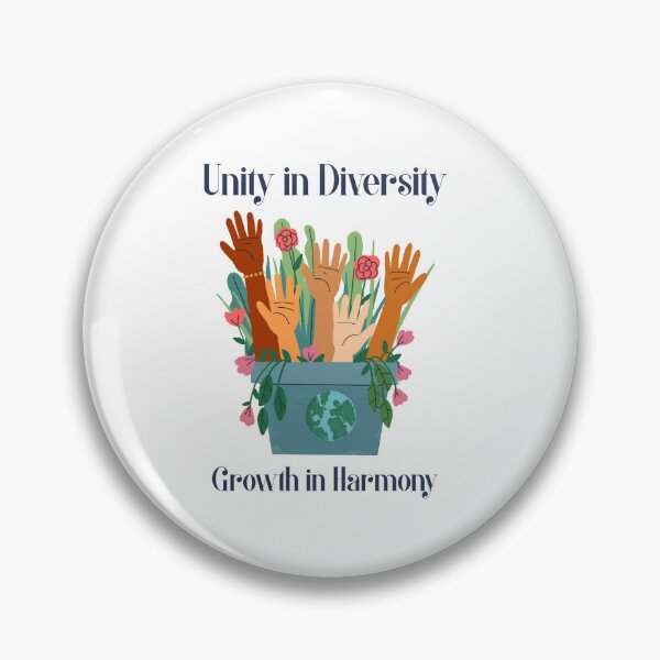 Item preview, Unity in Diversity Growth in Harmony - Unity in Diversity, Growth in Harmony, Women's Rights, Girl Power, Community, Equality designed and sold by DorineDesign.