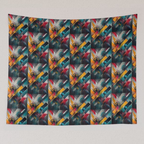 Item preview, Squares & Shapes Abstract Composition  designed and sold by ShopCWA.