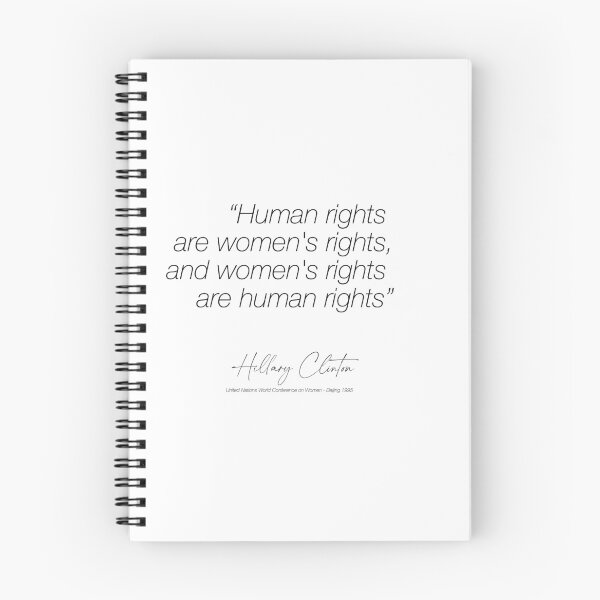 Item preview, Human rights are women's rights - Hillary Clinton - Feminist Quote - Alternate type designed and sold by ed-it.