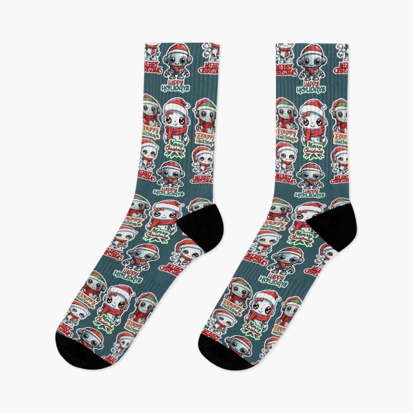 Item preview, Christmas Robot Stickers - 4 Pack designed and sold by HauntedOpera.