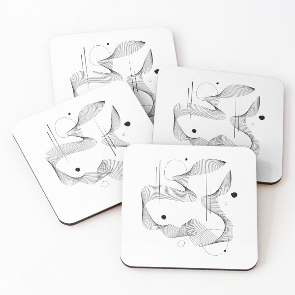 Item preview, Modern Abstract Line Art Illustration 03 designed and sold by LulaLinhDesigns.