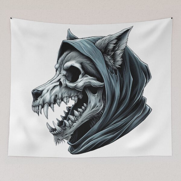 Item preview, Grim Howl: The Reaper Wolf designed and sold by nikkolaus.