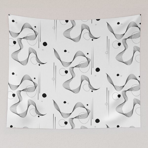 Item preview, Modern Abstract Line Art Illustration designed and sold by LulaLinhDesigns.
