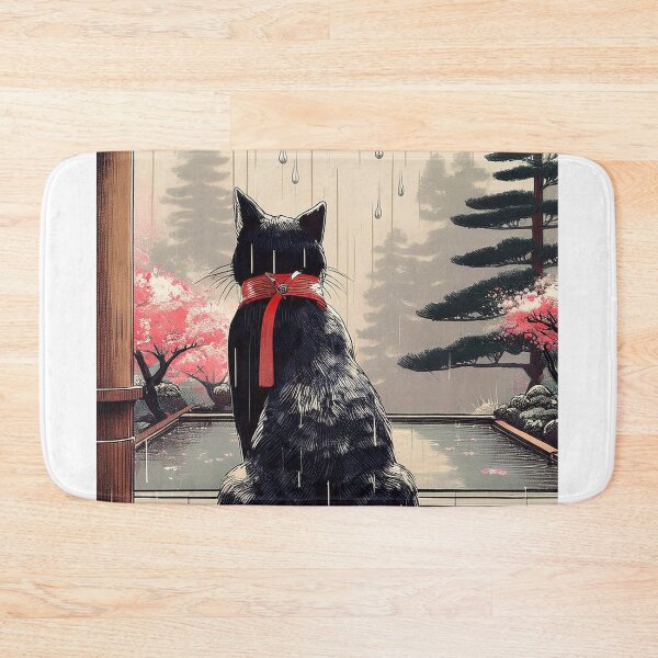 Item preview, Cat in the Rain: Serenity in a Japanese Garden designed and sold by Kina-design.
