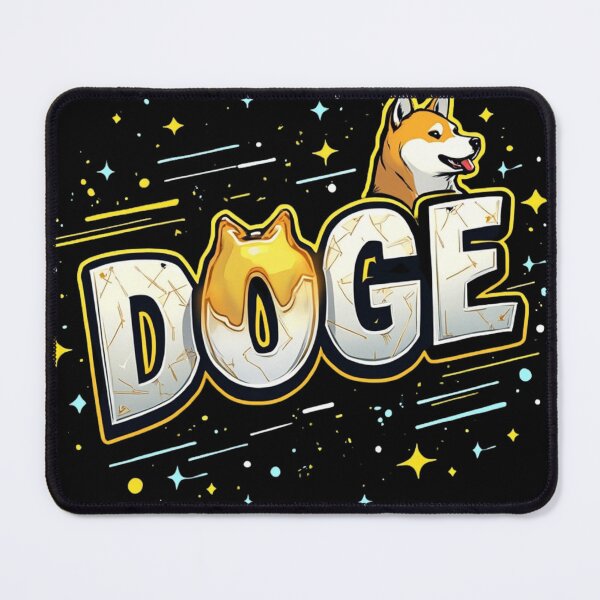 Item preview, Futuristic DOGE Design – Bold Cryptocurrency Art designed and sold by EmprendeHoy.