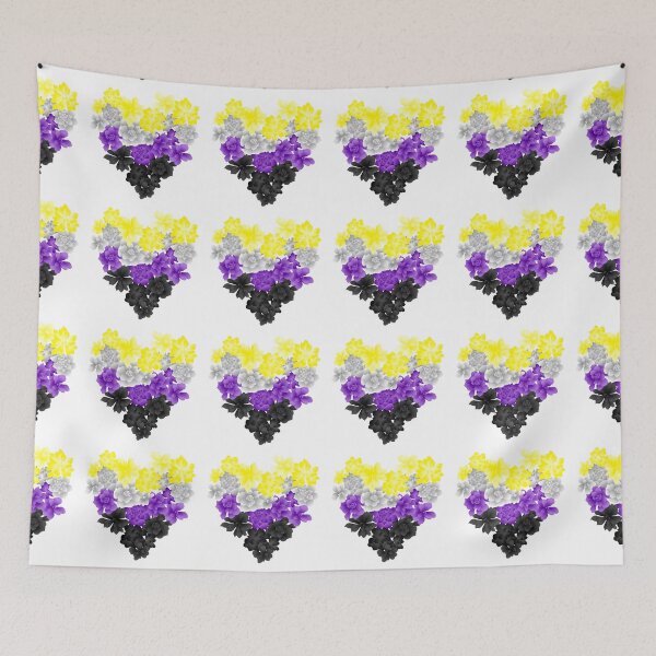 Item preview, Banded Non-Binary Succulent Heart designed and sold by Taylor Whittemore.
