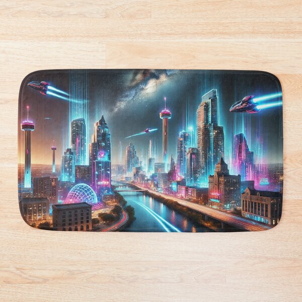 Item preview, San Antonio 2035: A Futuristic Nightscape designed and sold by Meta2Physical.