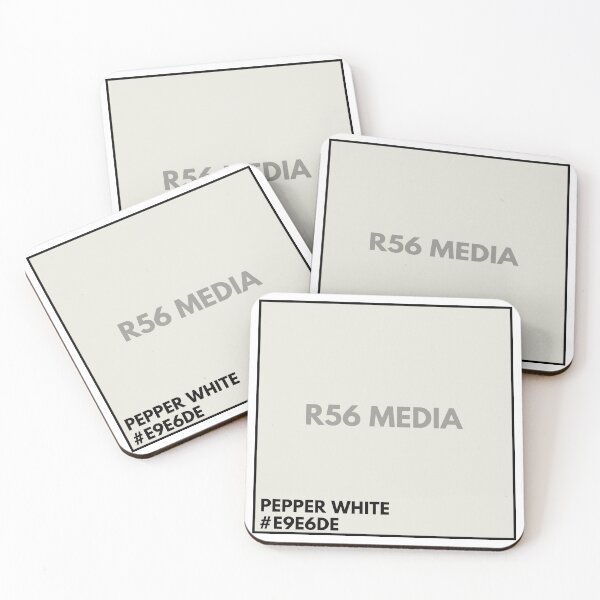 Item preview, Pepper White Color Swatch designed and sold by R56 Media.